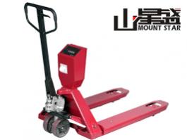針式微型打印手拉叉車秤 貨物搬運(yùn)輸庫(kù)存管理稱重搬運(yùn)一體液壓手拖地牛秤